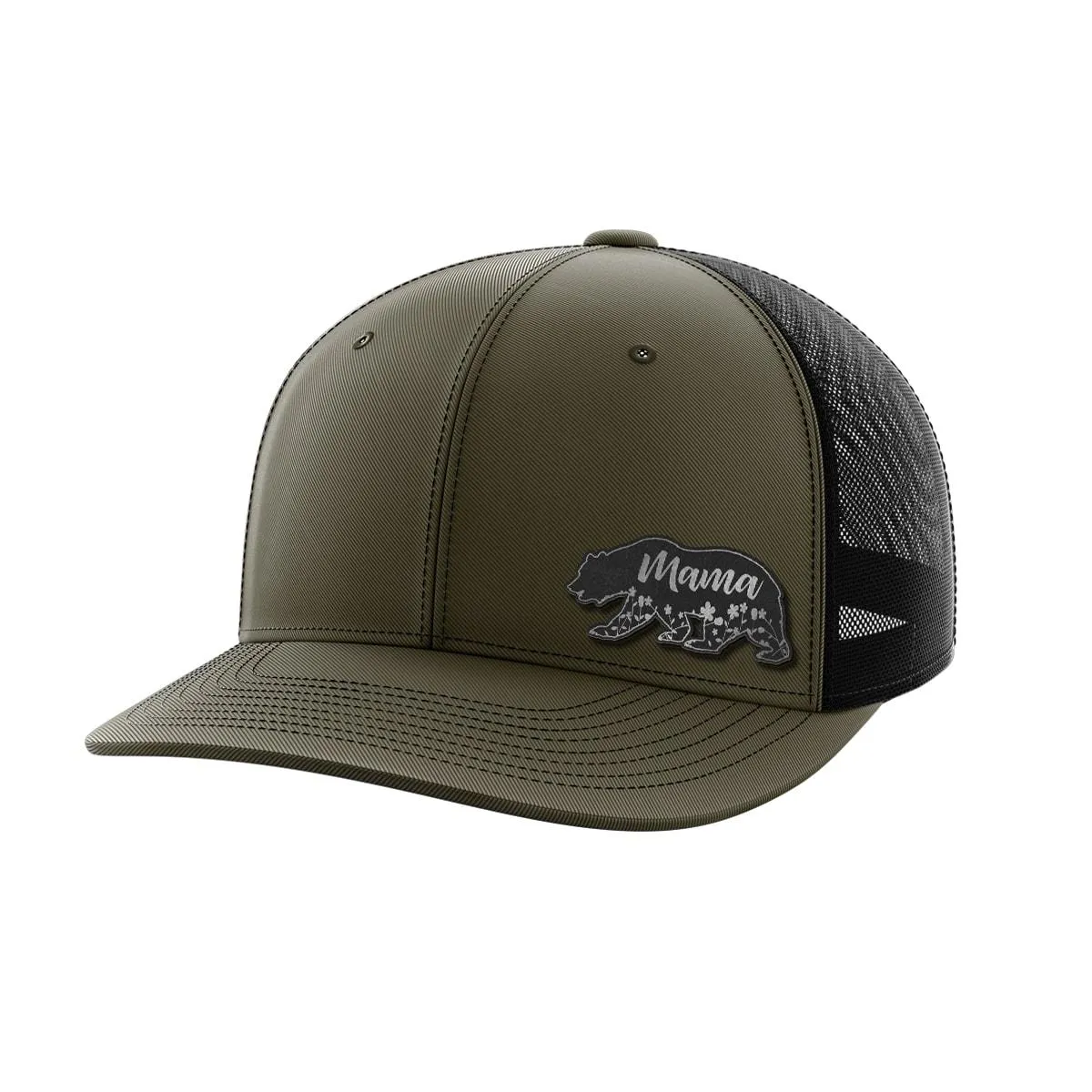 Mama Bear Black Patch Hat
