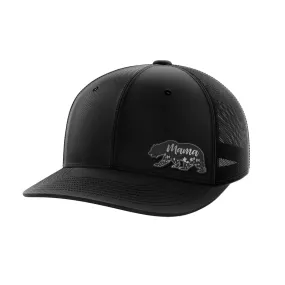 Mama Bear Black Patch Hat