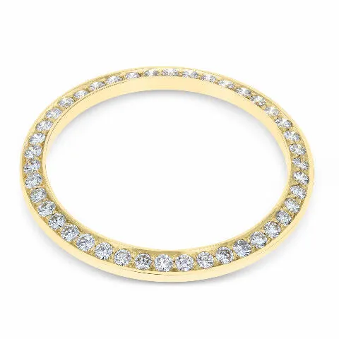 MENS 2CT BEAD SET DIAMOND BEZEL 18KY FOR ROLEX DATEJUST, DAY DATE 36MM SUPERIOR