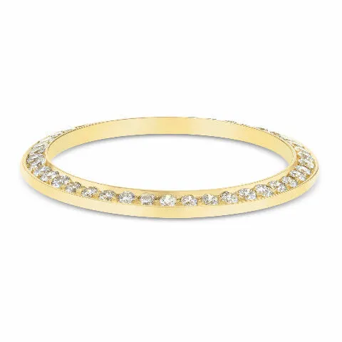 MENS 2CT BEAD SET DIAMOND BEZEL 18KY FOR ROLEX DATEJUST, DAY DATE 36MM SUPERIOR