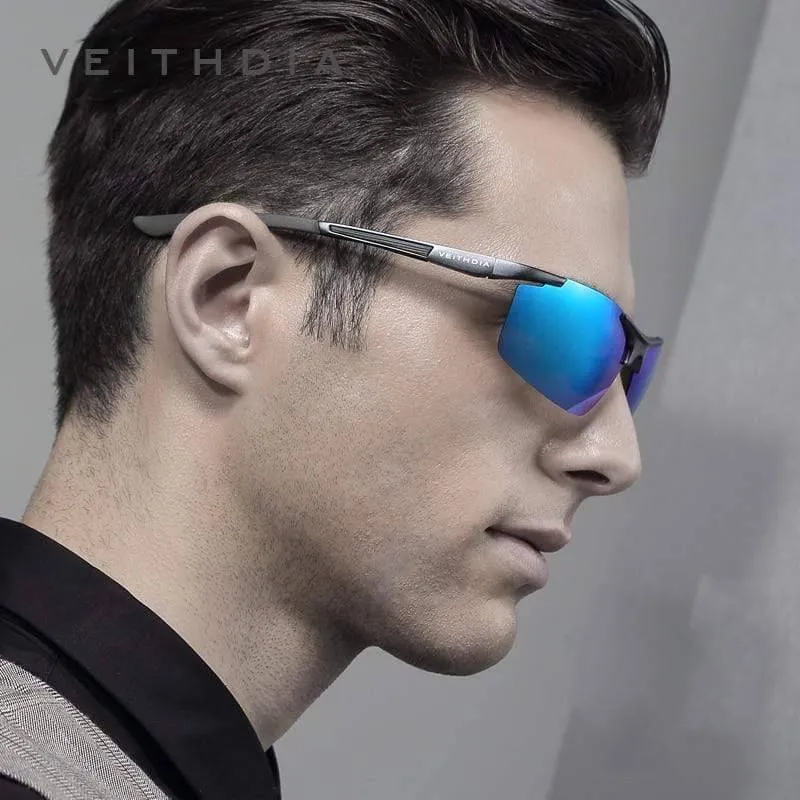 Men's Polarized Aluminum Magnesium Sunglasses - Lightweight UV Protection