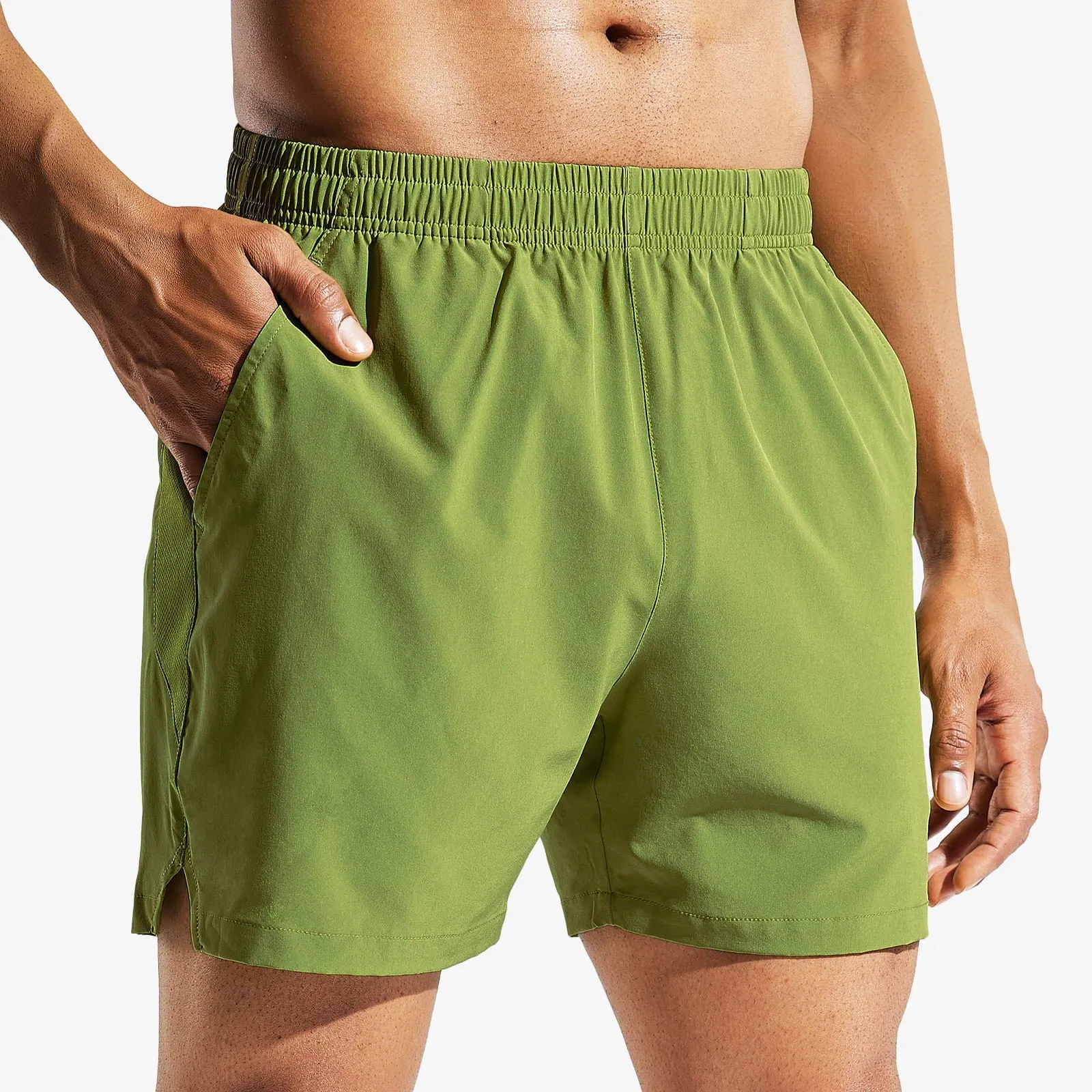 Men's Workout Shorts 5 Inches Running Shorts with Pockets