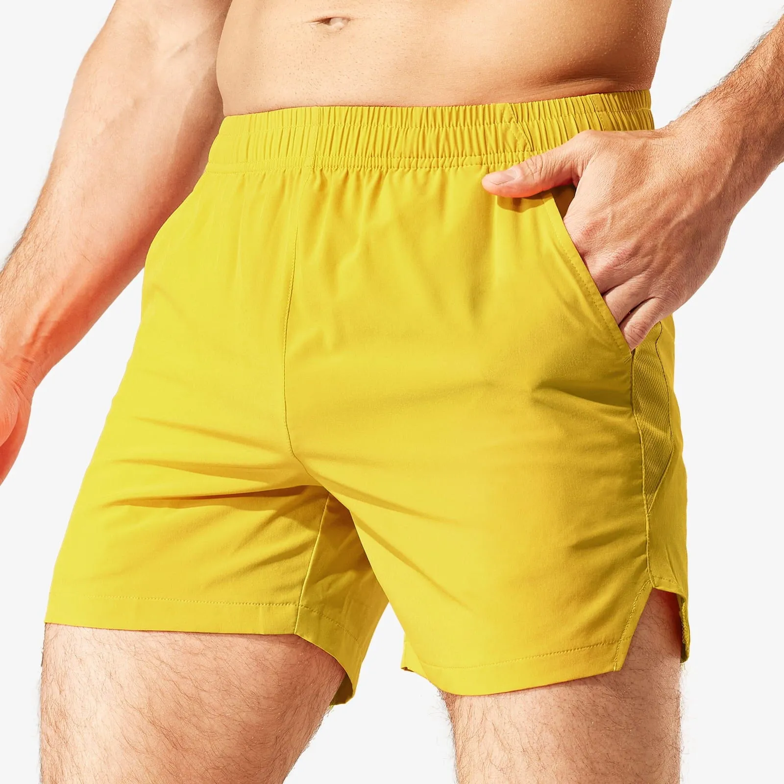 Men's Workout Shorts 5 Inches Running Shorts with Pockets