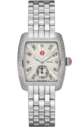MICHELE URBAN MINI QUARTZ MOVEMENT DIAMOND WATCH