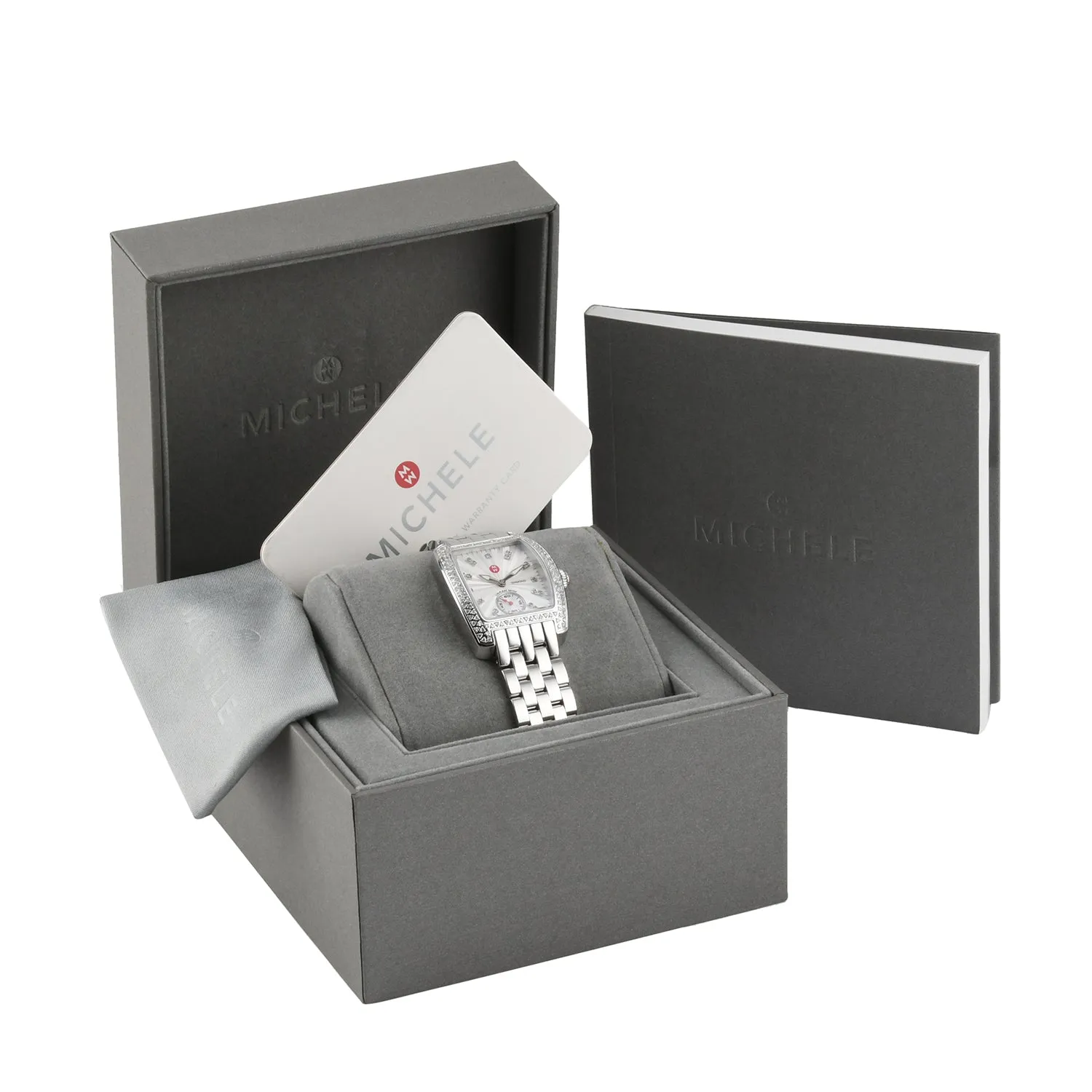 MICHELE URBAN MINI QUARTZ MOVEMENT DIAMOND WATCH