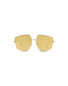 Mirrored Striped Sunglasses