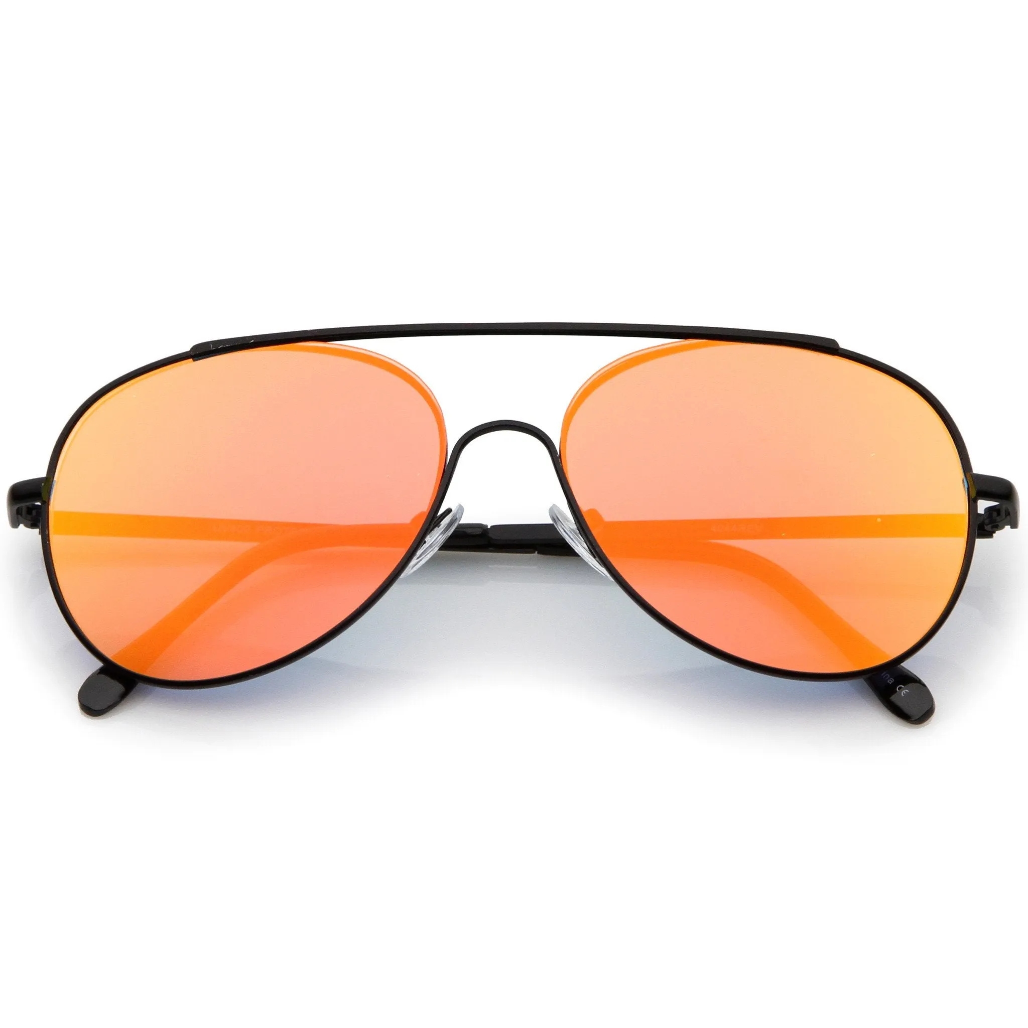 Modern Center Focus Mirror Lens Aviator Sunglasses A511