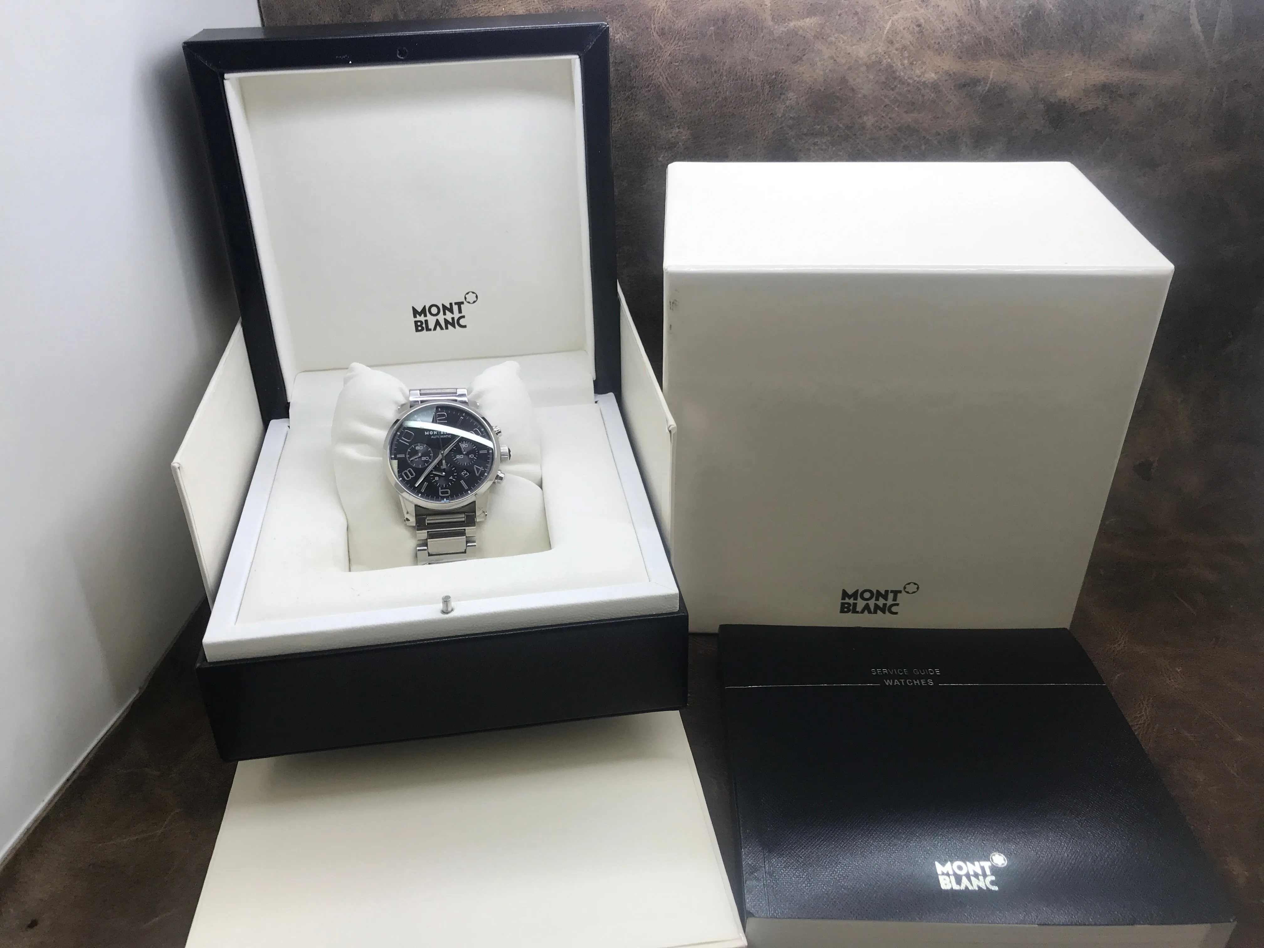 Montblanc TimeWalker Chronograph 7260 Black Dial Automatic Men's Watch