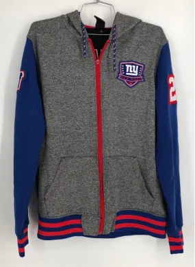 NFL Men's Gray New York Giants Football Reversible Jacket - Size M