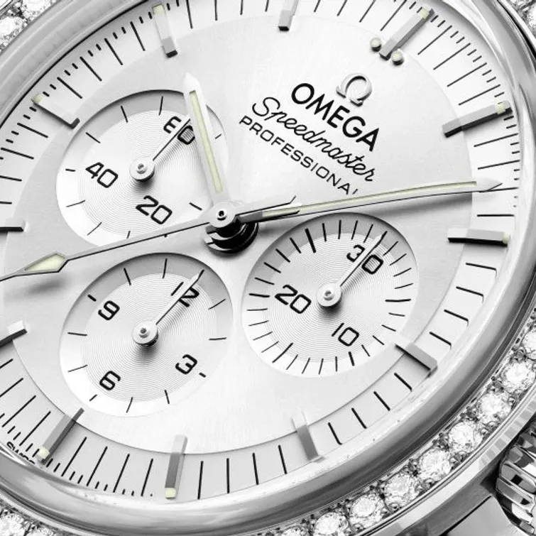 Omega Speedmaster Moonwatch Professional Chronograph 18K Canopus Gold™ & Diamonds Men's Watch