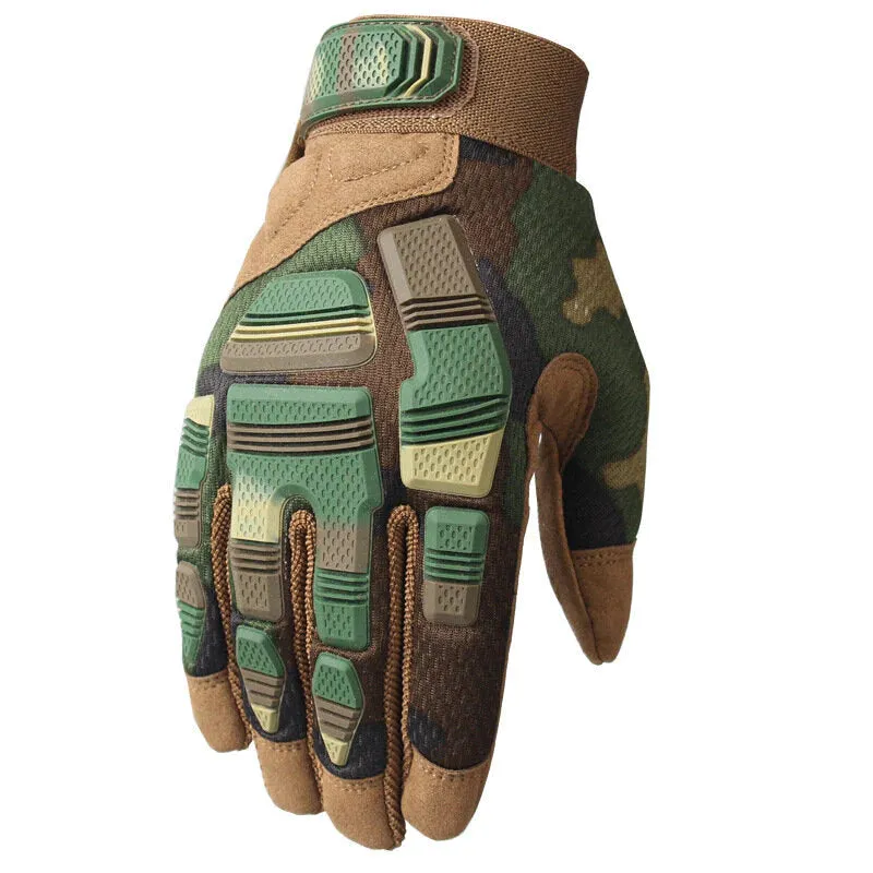 Outdoor Non-slip Touch Screen Tactical Gloves for Bicycle, Bike, and Motorcycle Riding
