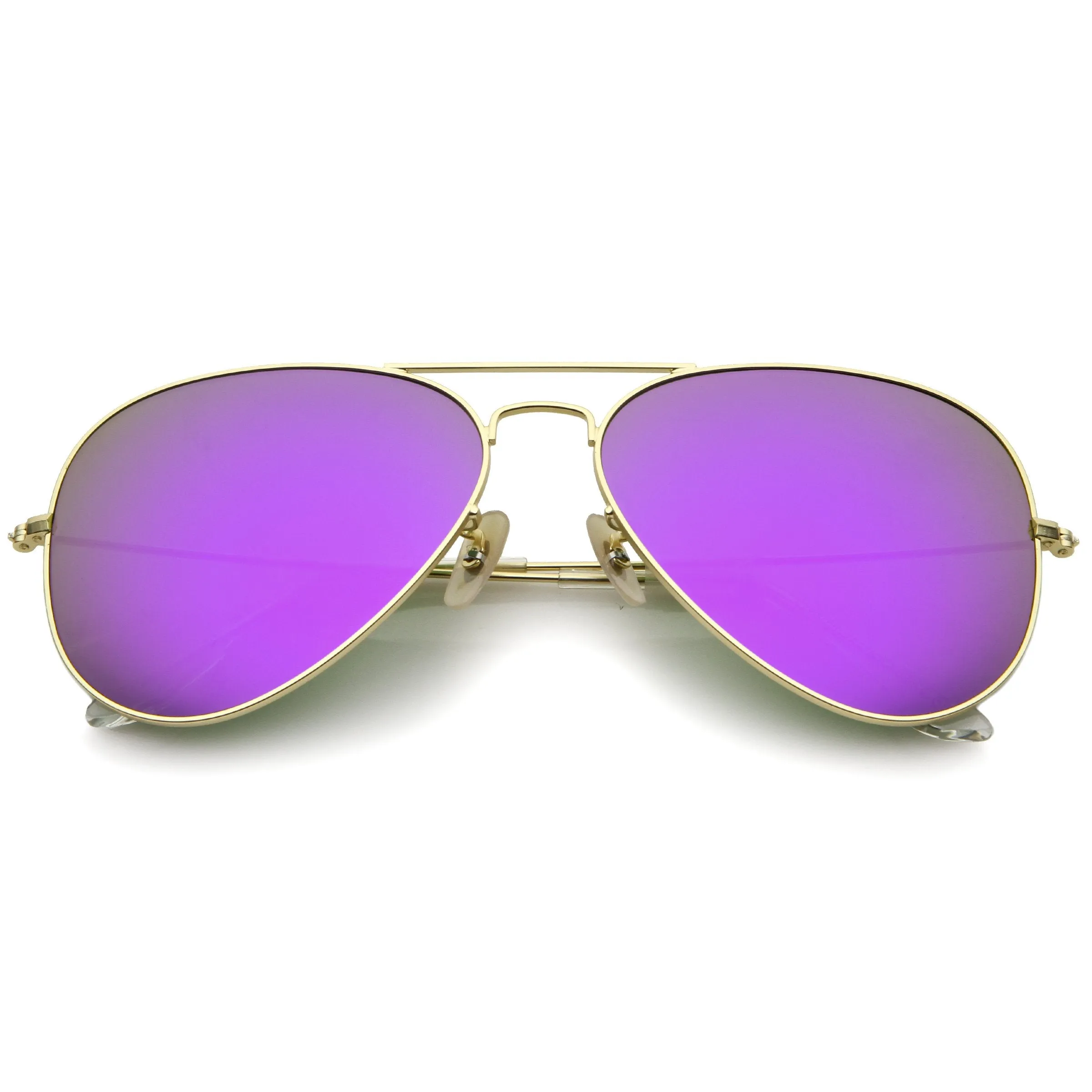 Oversize Premium Design Matte Metal Aviator Sunglasses 61mm A805