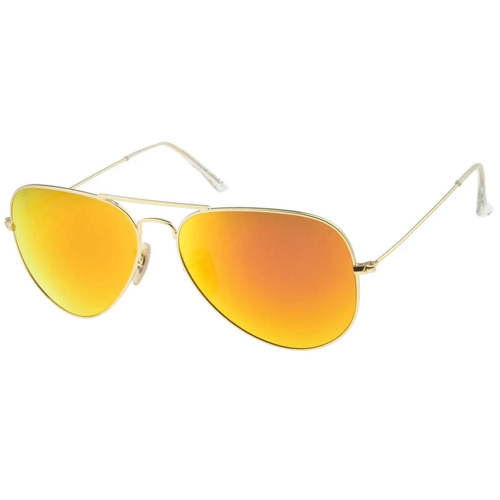 Oversize Premium Design Matte Metal Aviator Sunglasses 61mm A805