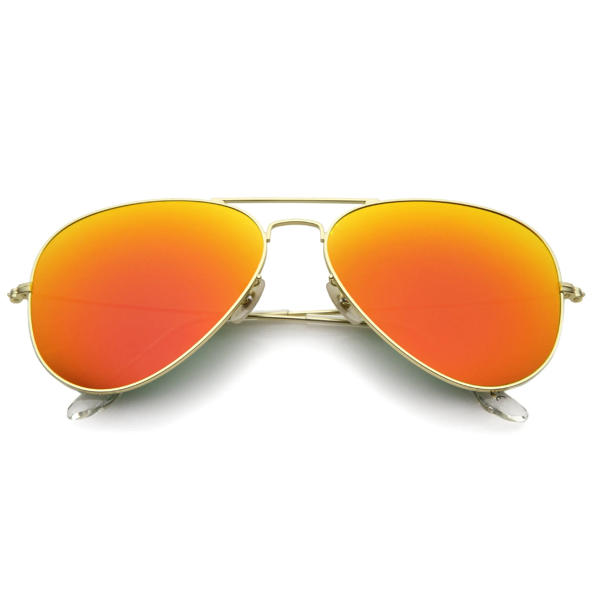 Oversize Premium Design Matte Metal Aviator Sunglasses 61mm A805