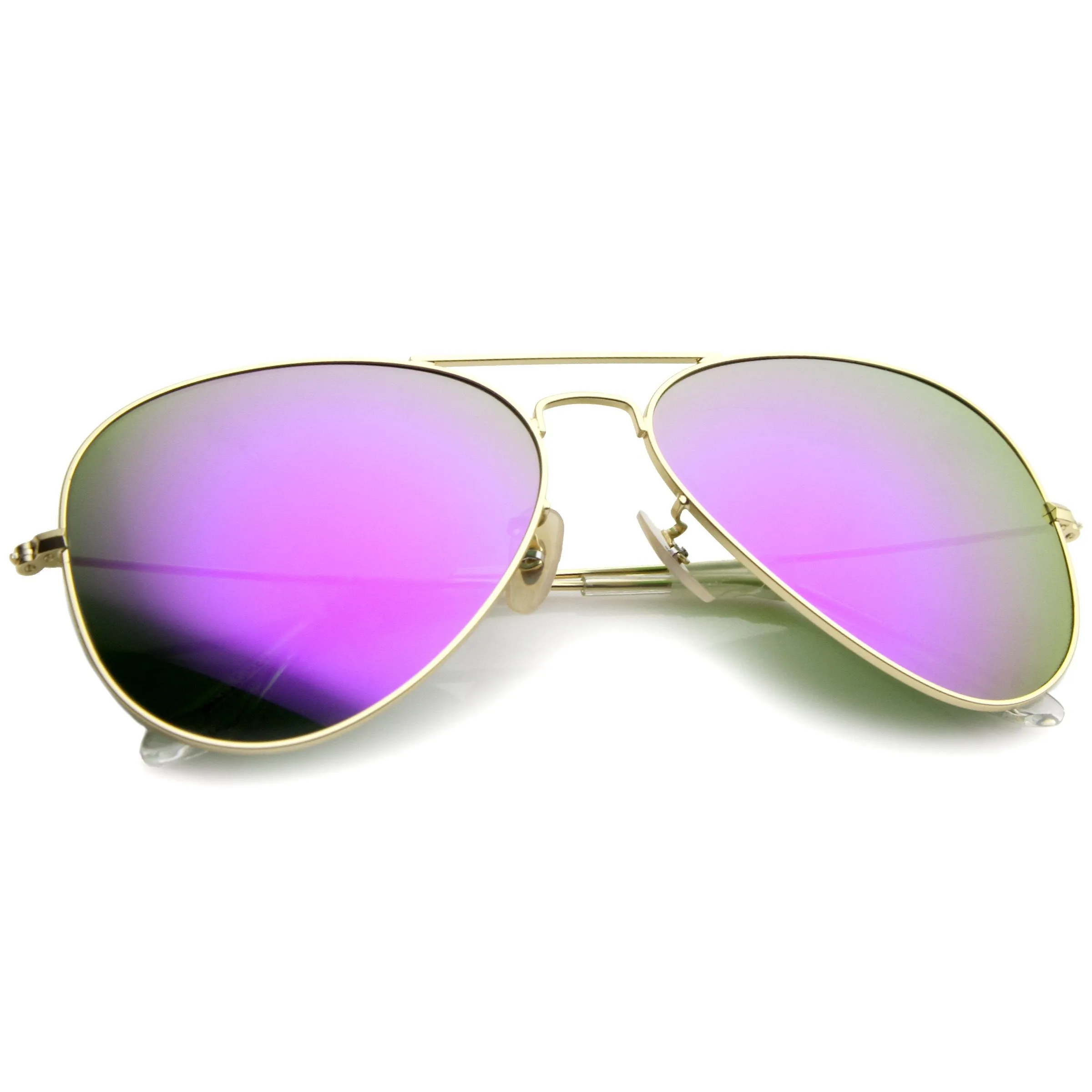 Oversize Premium Design Matte Metal Aviator Sunglasses 61mm A805