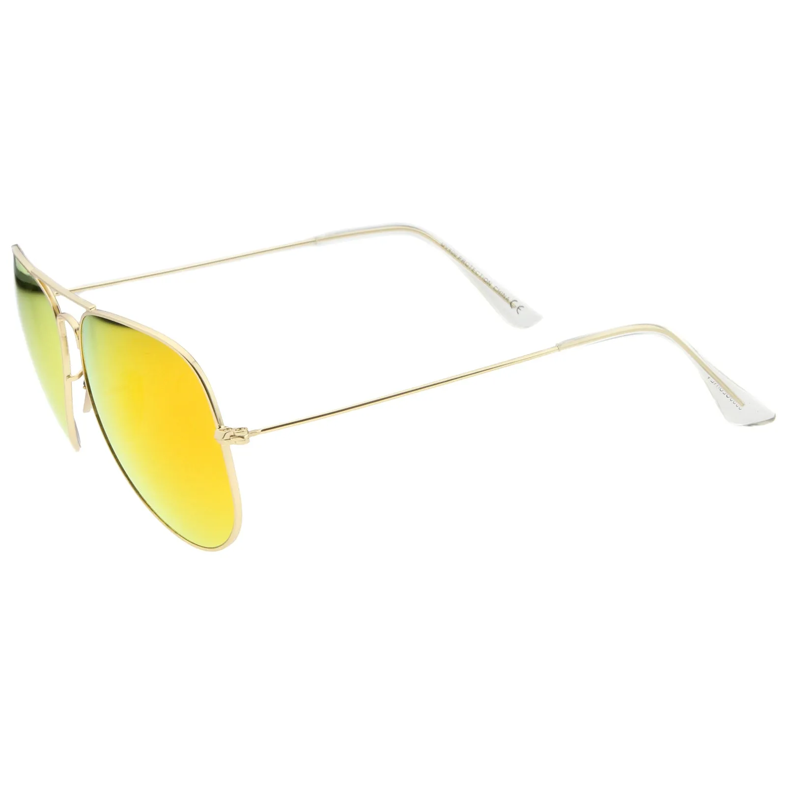 Oversize Premium Design Matte Metal Aviator Sunglasses 61mm A805