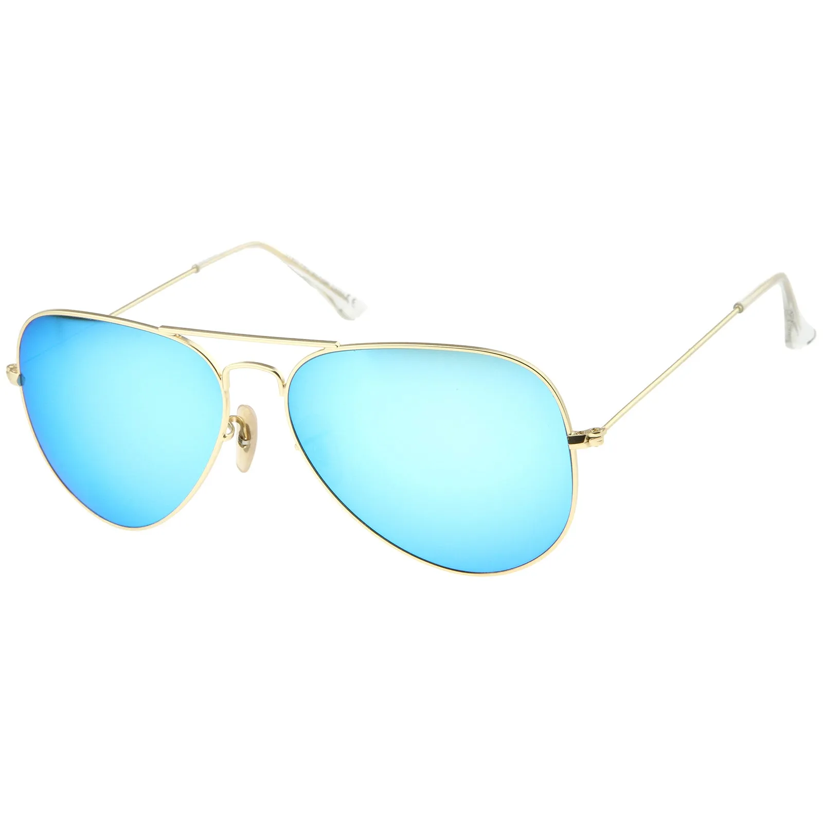 Oversize Premium Design Matte Metal Aviator Sunglasses 61mm A805