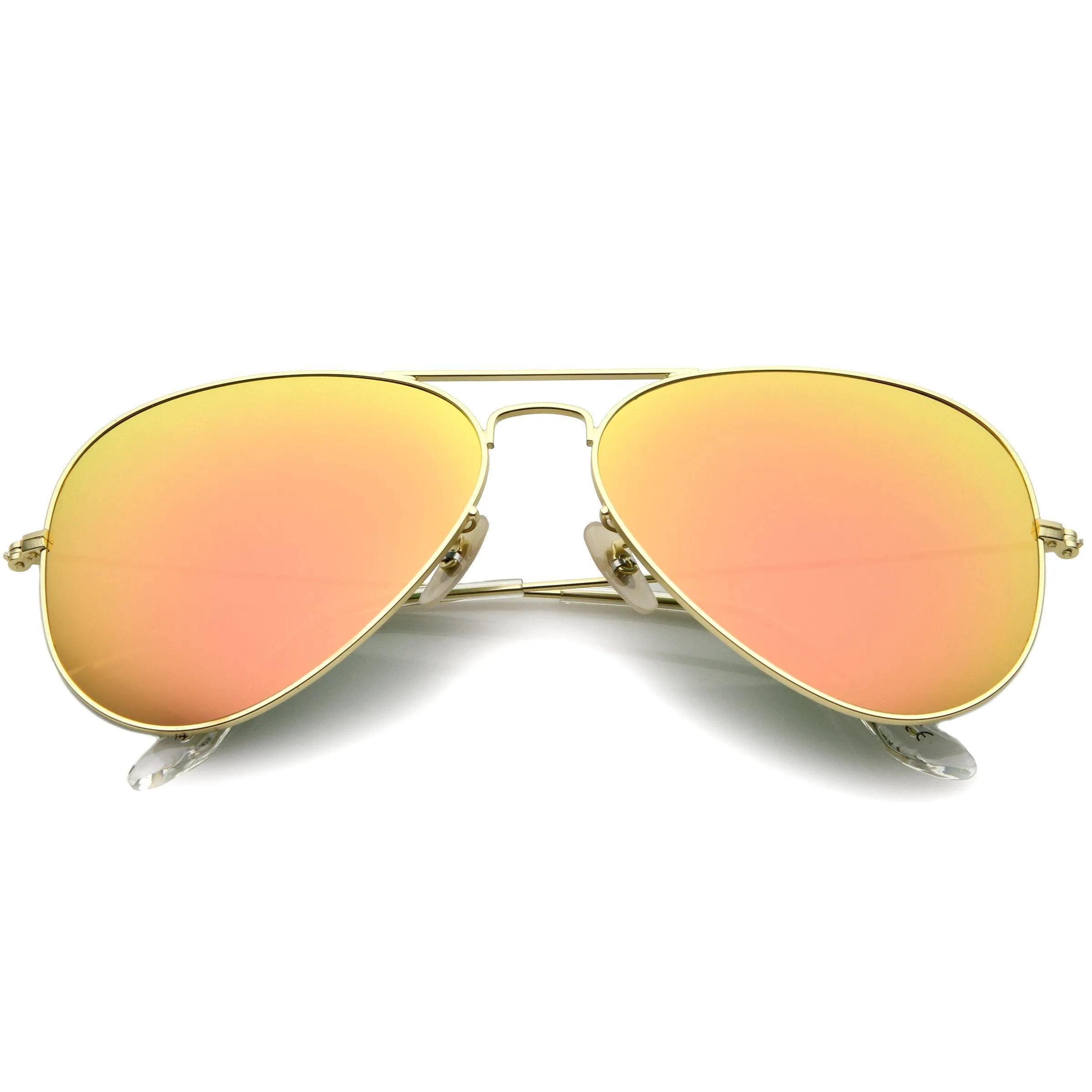 Oversize Premium Design Matte Metal Aviator Sunglasses 61mm A805