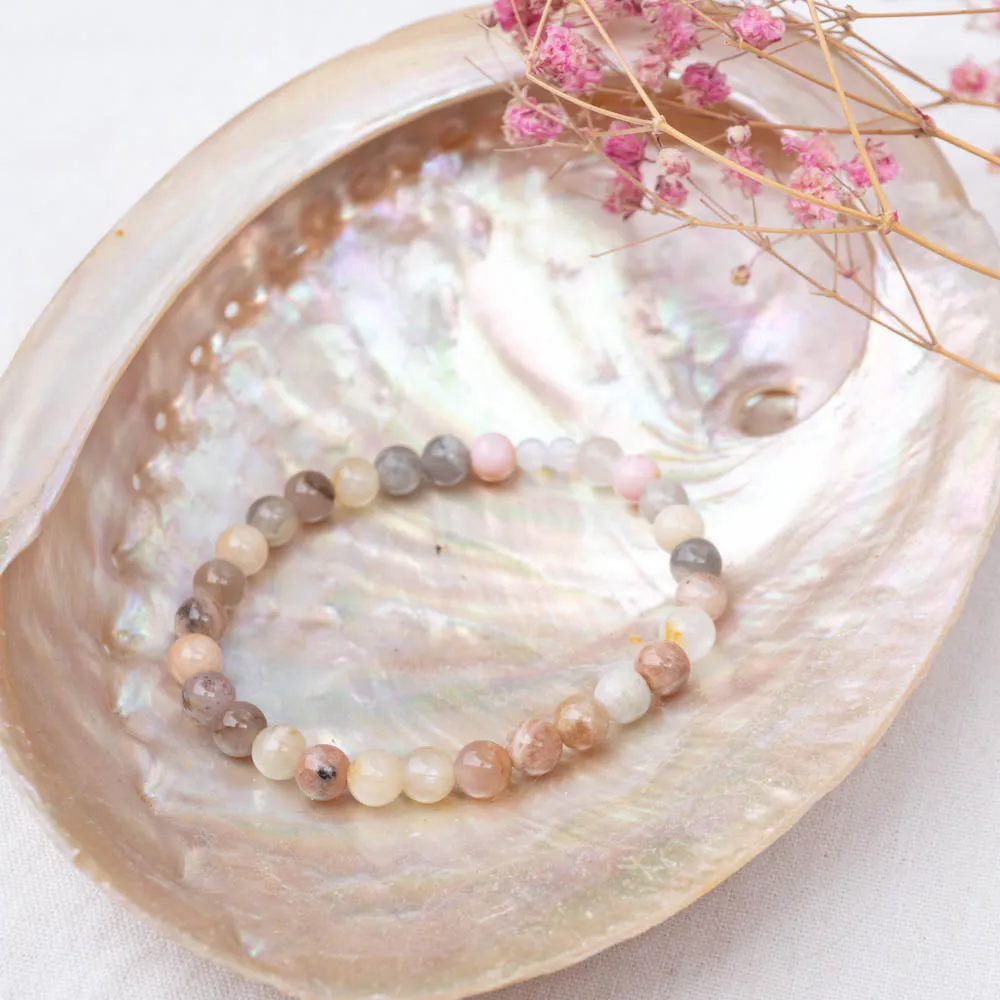 Peach Moonstone Bracelet | Calm   Love