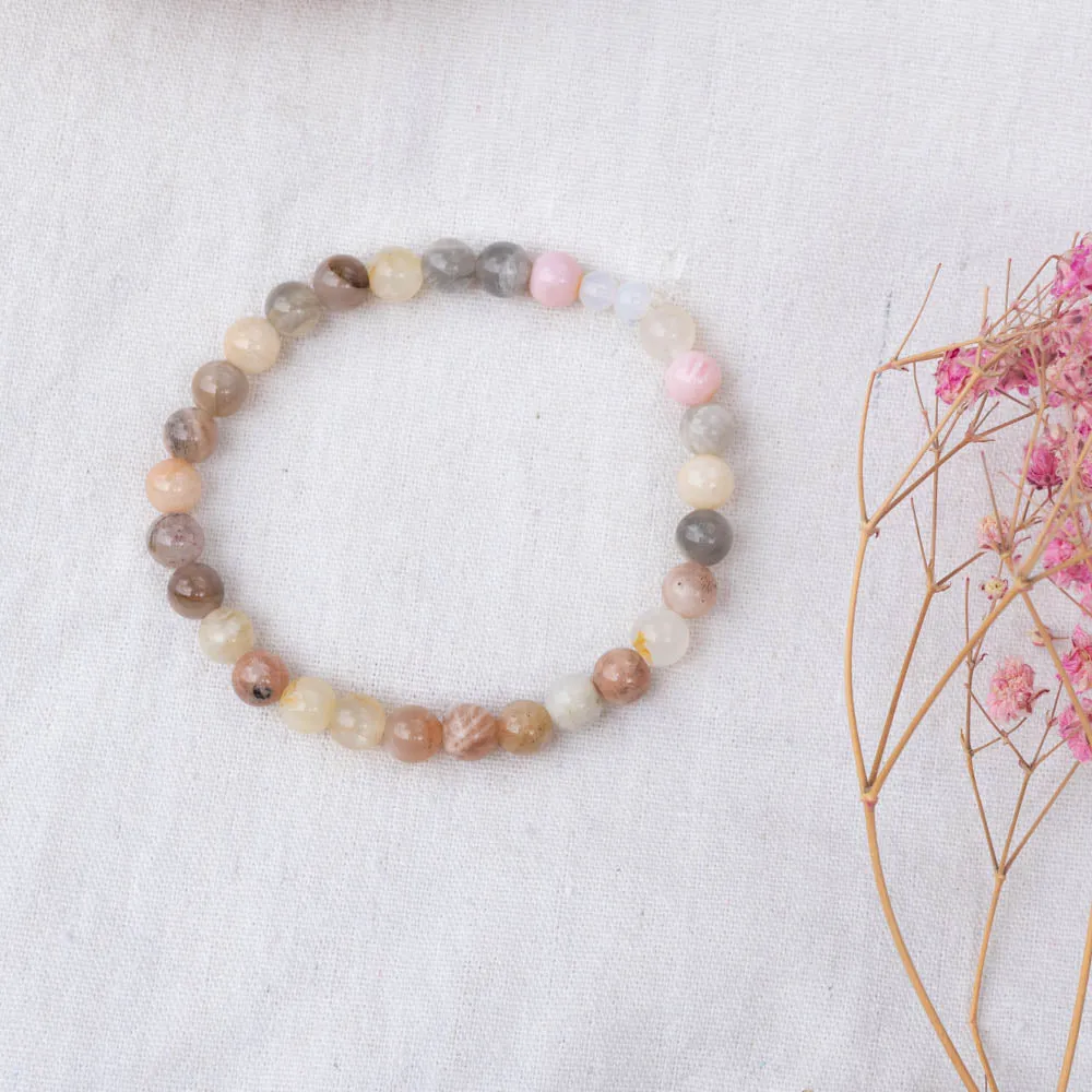 Peach Moonstone Bracelet | Calm   Love