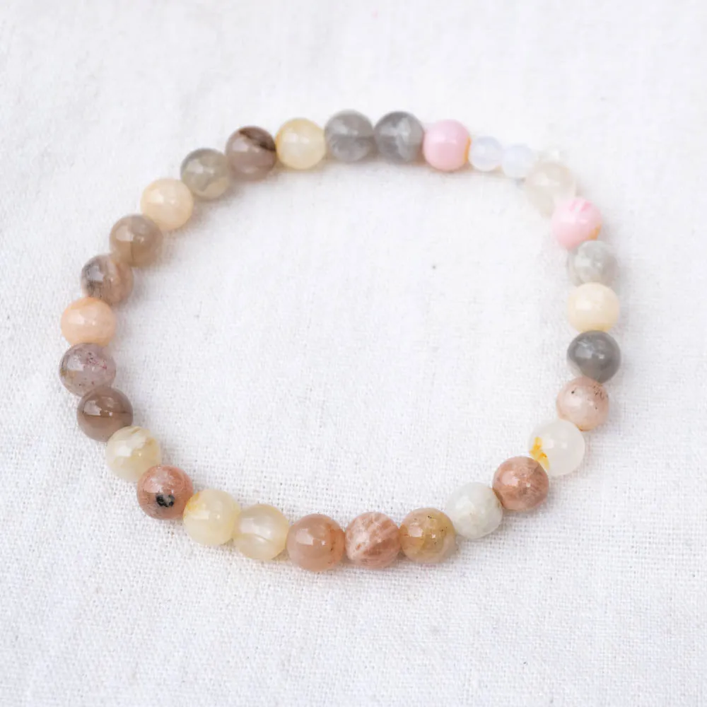 Peach Moonstone Bracelet | Calm   Love
