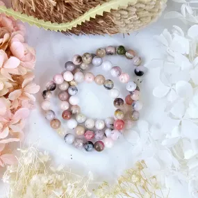 Pink Opal Bracelet - 8mm