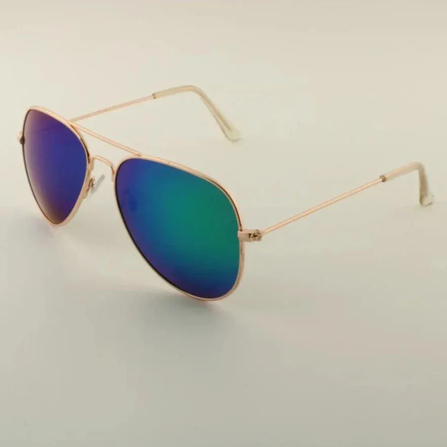 Polarized Aviator Sunglasses with UV Protection for Stylish Eye Safety