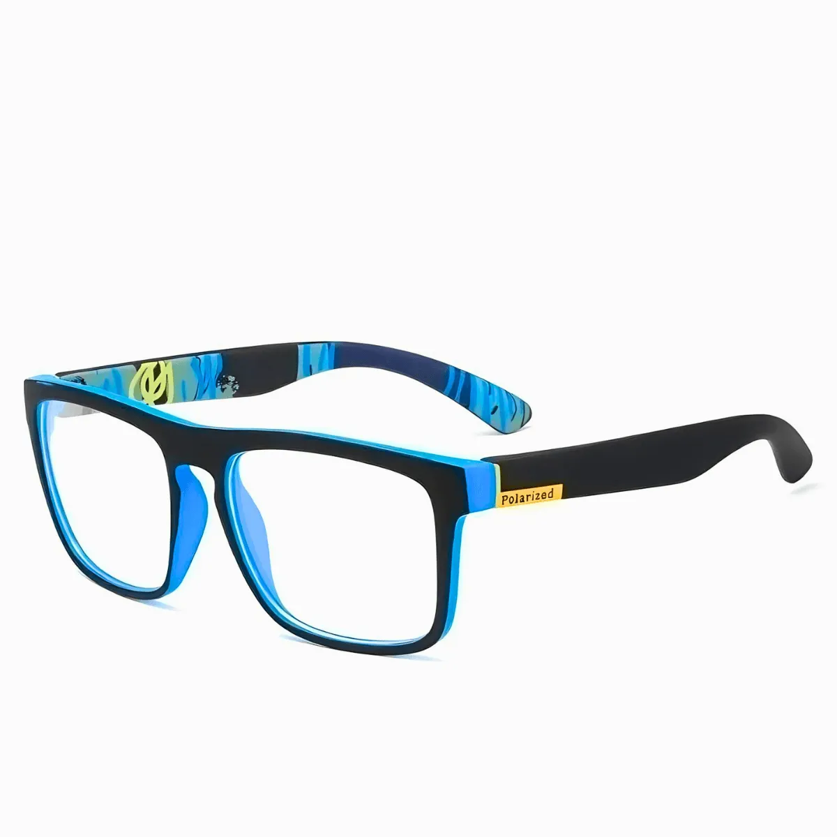 Polarized Sunglasses For Men – Stylish Square Frame with UV400 Protection and Polarized Lenses, Perfect for Driving, Fishing, and Outdoor Activities