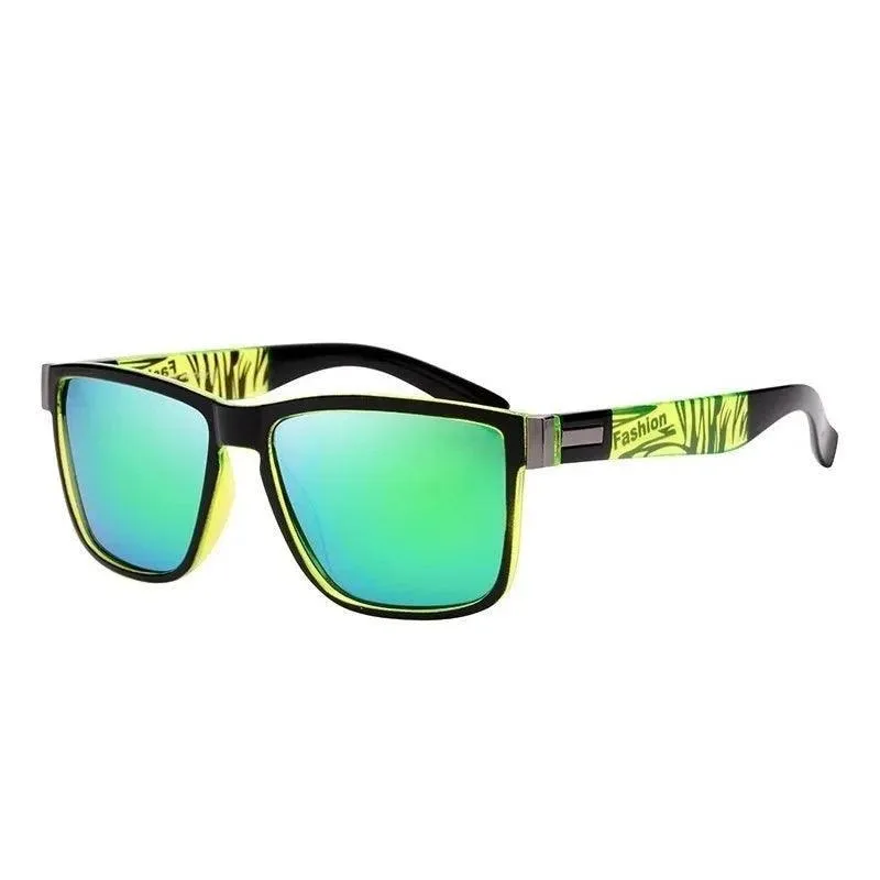 Polarized Sunglasses For Men – Stylish Square Frame with UV400 Protection and Polarized Lenses, Perfect for Driving, Fishing, and Outdoor Activities