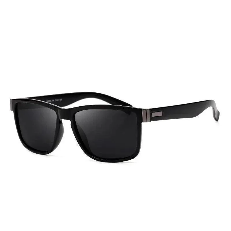 Polarized Sunglasses For Men – Stylish Square Frame with UV400 Protection and Polarized Lenses, Perfect for Driving, Fishing, and Outdoor Activities