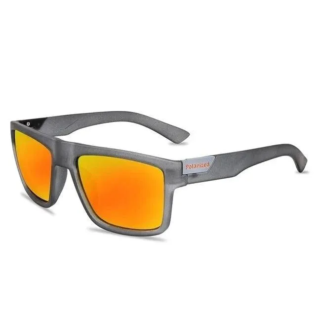 Polarized Sunglasses For Men – Stylish Square Frame with UV400 Protection and Polarized Lenses, Perfect for Driving, Fishing, and Outdoor Activities