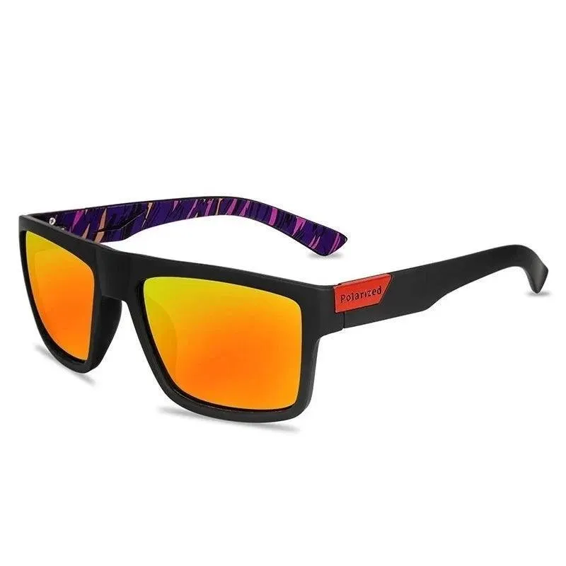 Polarized Sunglasses For Men – Stylish Square Frame with UV400 Protection and Polarized Lenses, Perfect for Driving, Fishing, and Outdoor Activities