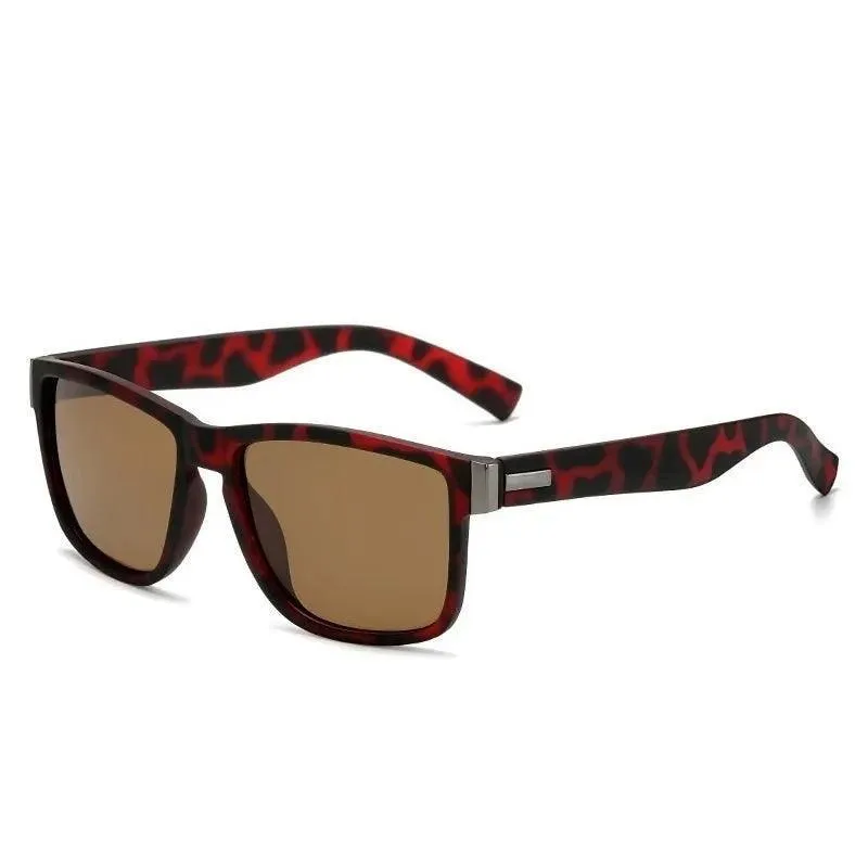 Polarized Sunglasses For Men – Stylish Square Frame with UV400 Protection and Polarized Lenses, Perfect for Driving, Fishing, and Outdoor Activities