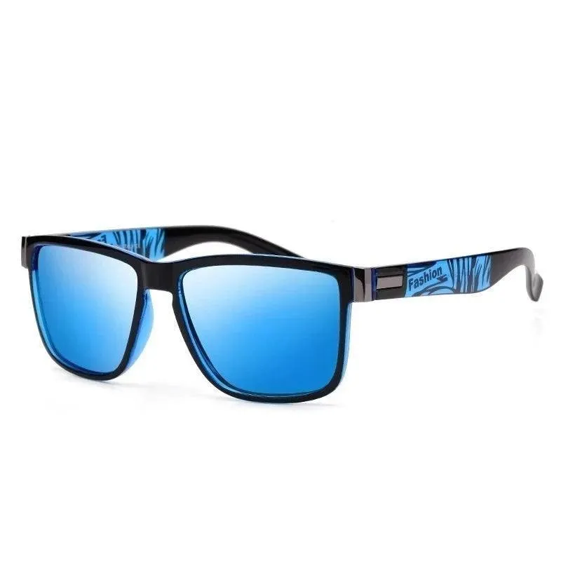 Polarized Sunglasses For Men – Stylish Square Frame with UV400 Protection and Polarized Lenses, Perfect for Driving, Fishing, and Outdoor Activities