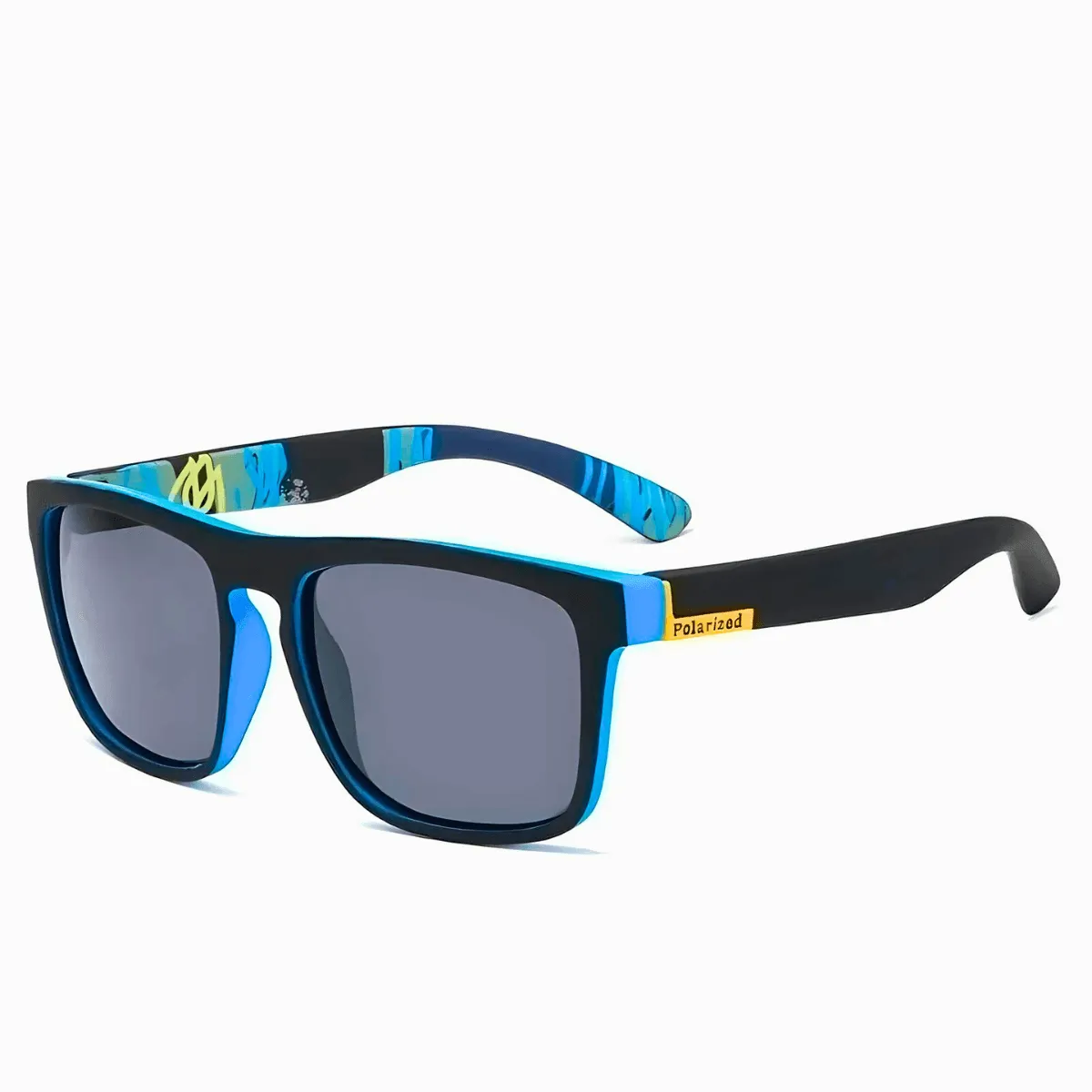Polarized Sunglasses For Men – Stylish Square Frame with UV400 Protection and Polarized Lenses, Perfect for Driving, Fishing, and Outdoor Activities