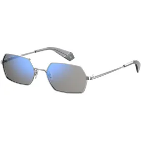 Polaroid Unisex Sunglasses - Silvergrey Geometric Frame | POLAROID PLD6068S 0427/5X