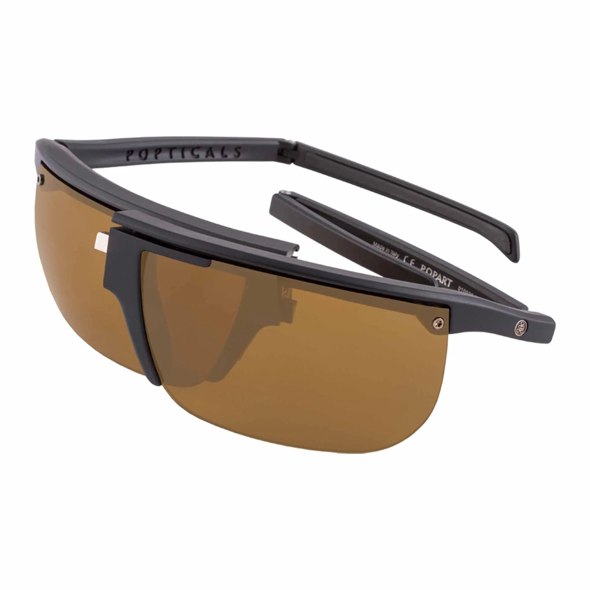 POPART | Polarized, Matte Black, Brown Lens