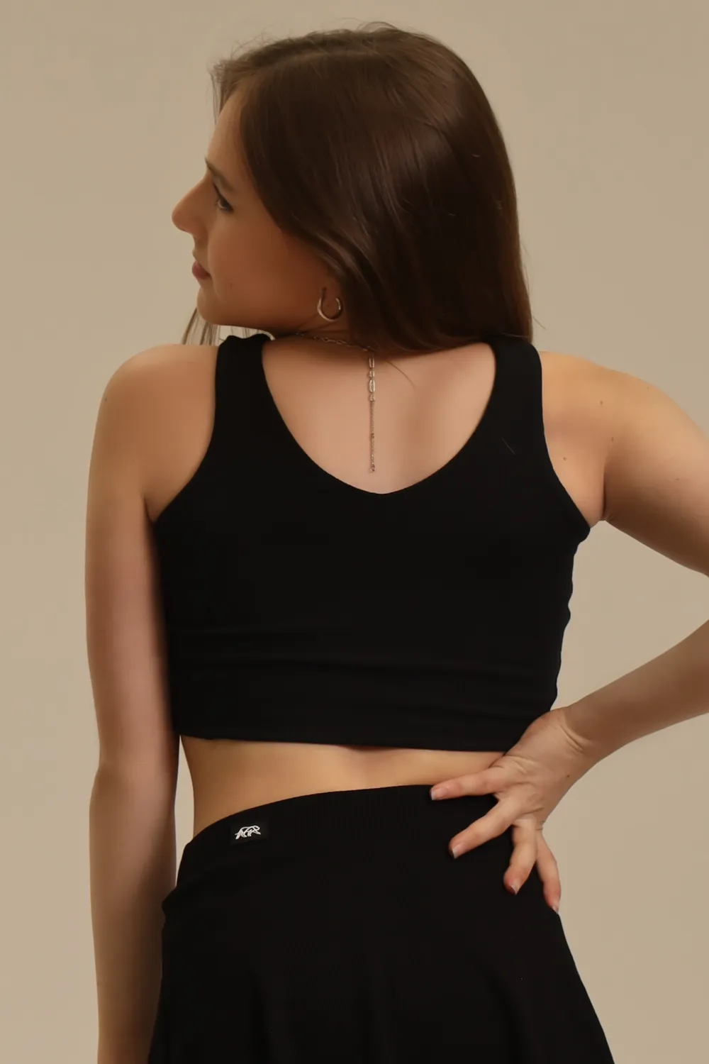 Pure Reversible Tank - Black - FINAL SALE