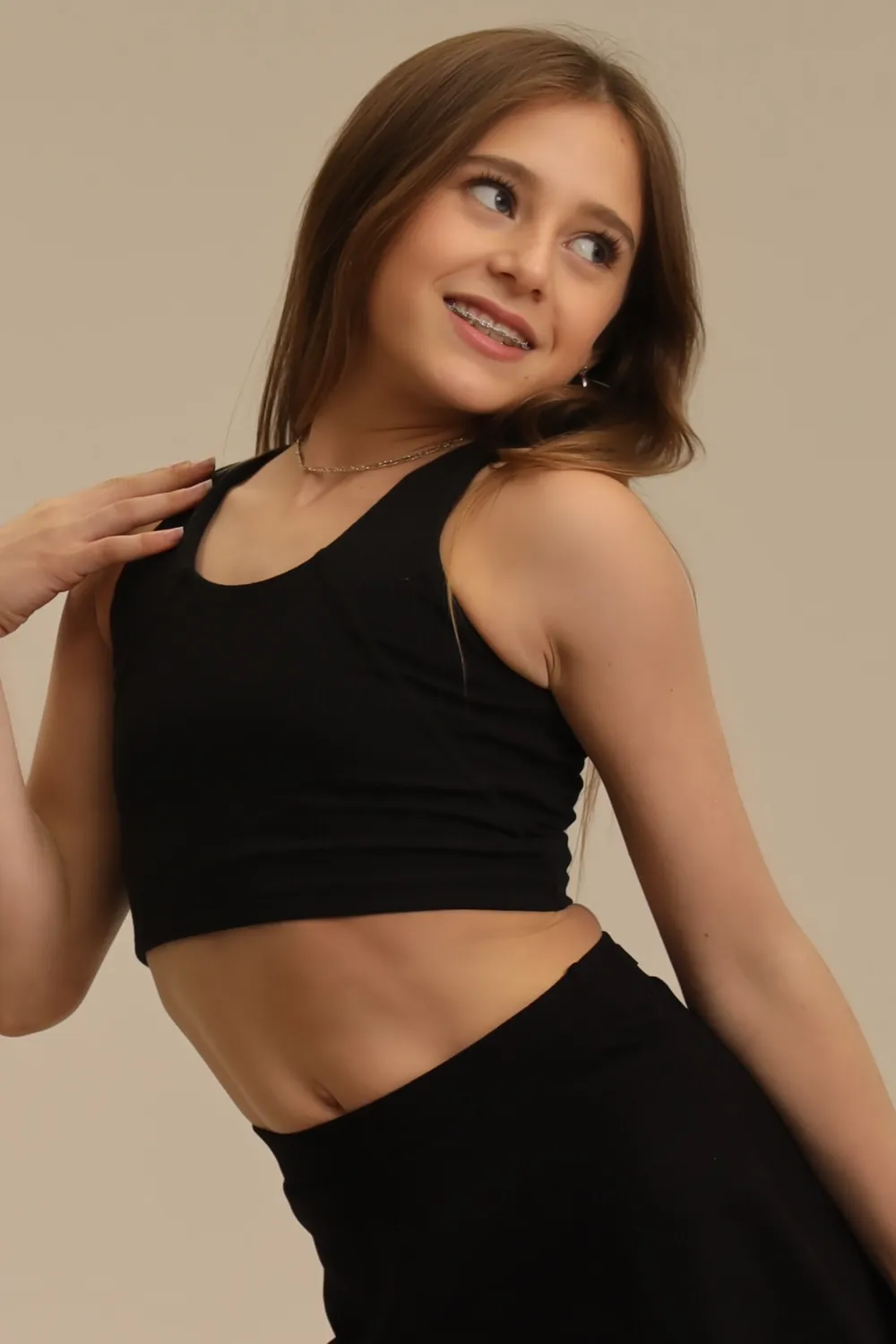 Pure Reversible Tank - Black - FINAL SALE