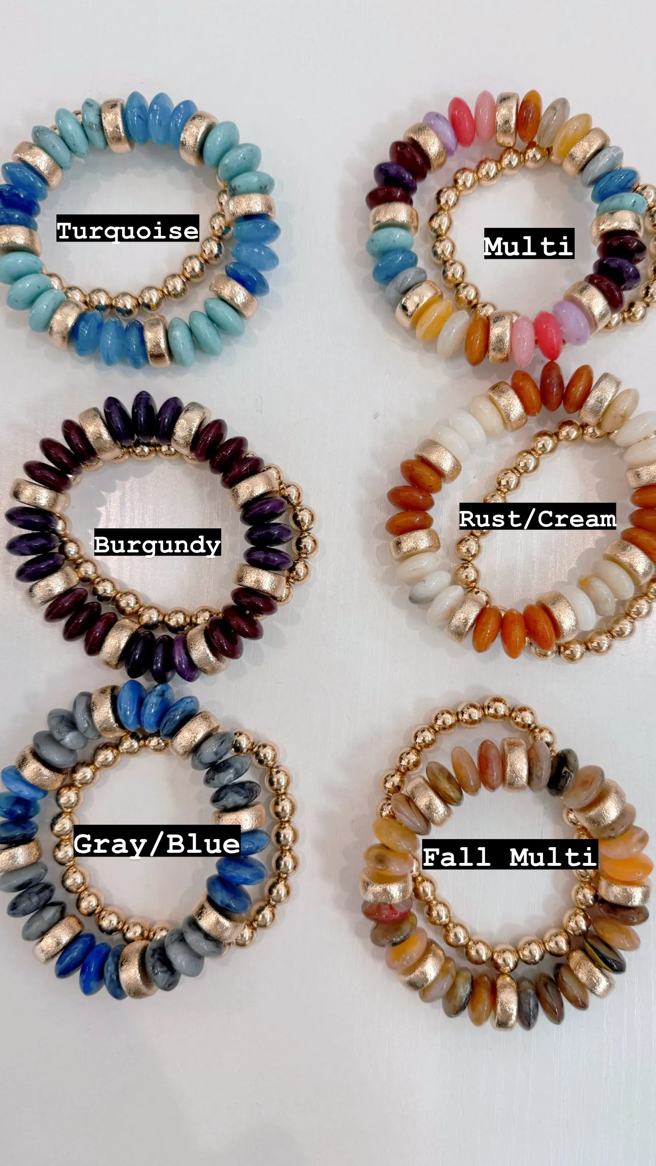 Radiant Beaded Bracelets