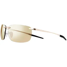 Revo Men's Sunglasses - Descend Z Shiny Gold Rimless Frame Champagne Lens | 1170 04 CH