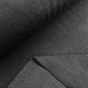 Ribbing / Rib Knit (Light) - Black