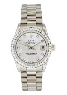 Rolex Datejust 68279 MOP Ladies Diamond Watch