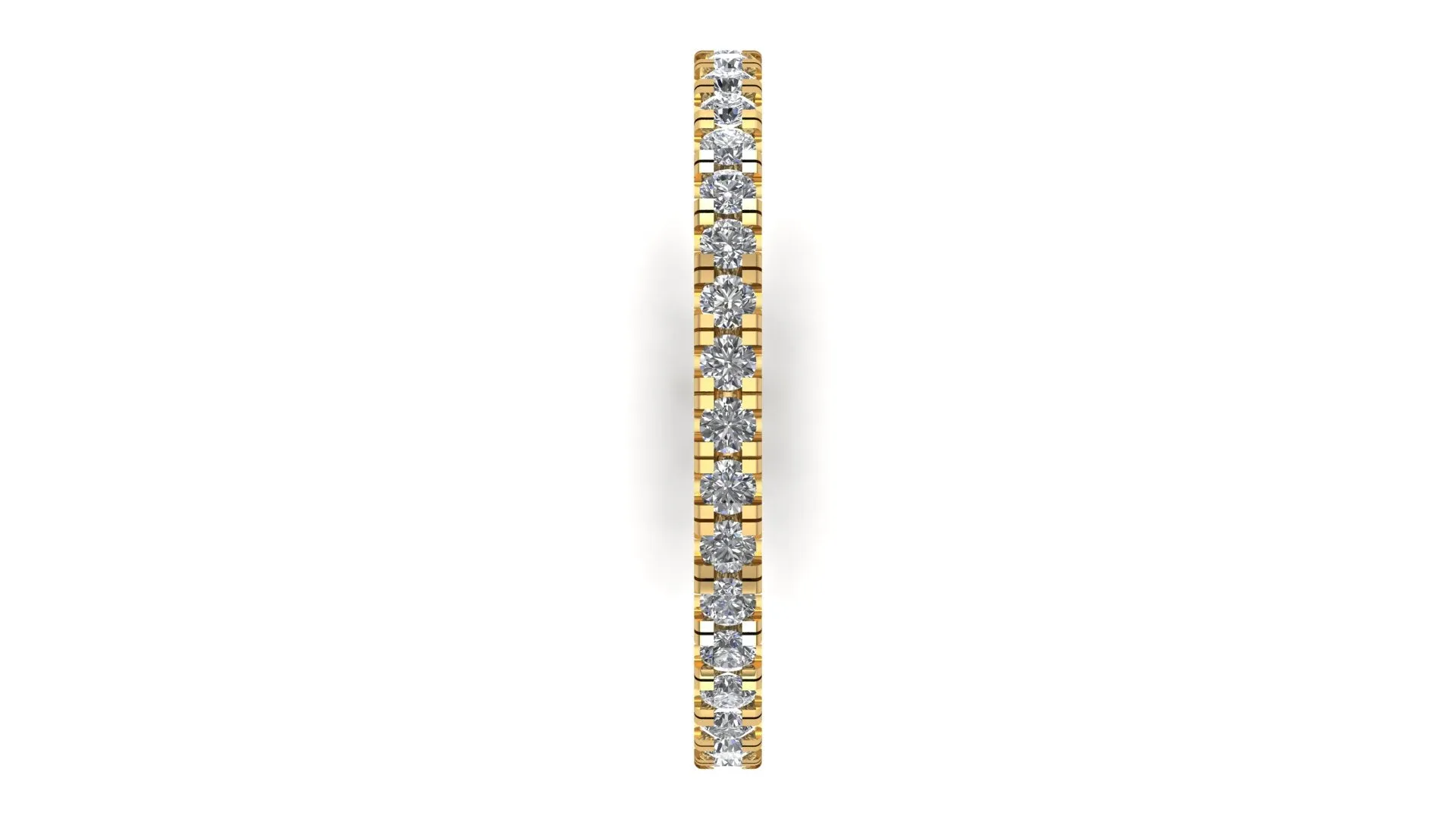 Round Diamond Eternity Engagement Ring