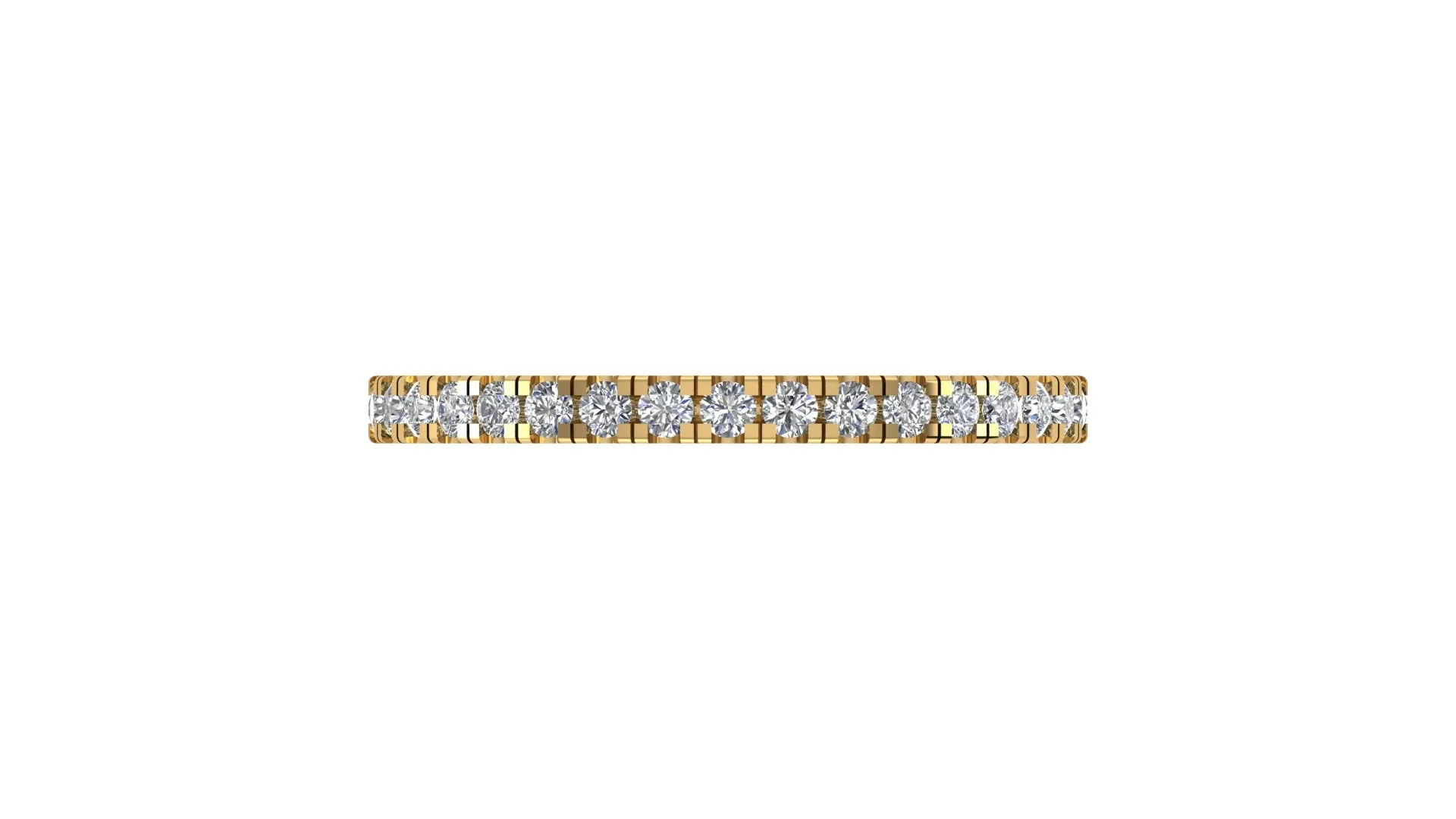 Round Diamond Eternity Engagement Ring