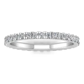 Round Diamond Eternity Engagement Ring