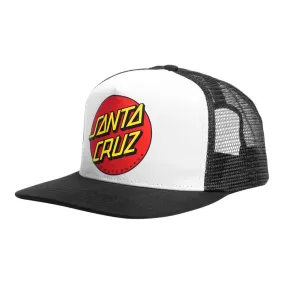 Santa Cruz Classic Dot Trucker Mesh - Black/White
