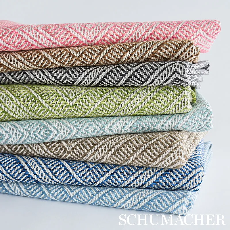 Schumacher Tortola Indoor/Outdoor Kiwi Fabric