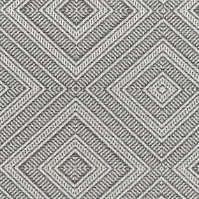 Schumacher Tortola Indoor/Outdoor Oxford Grey Fabric