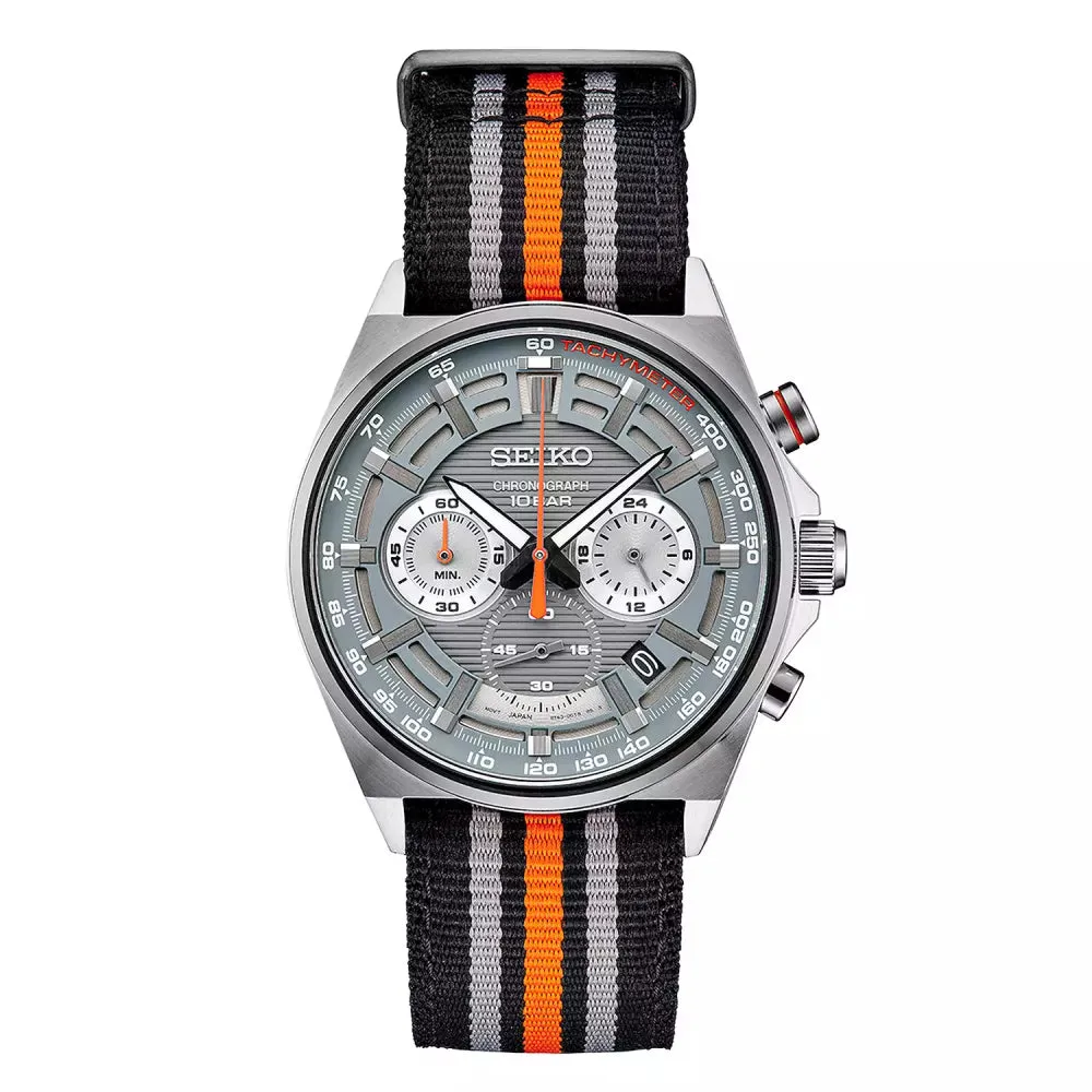 Seiko Essentials 41mm Quartz Chronograph Watch, SSB403